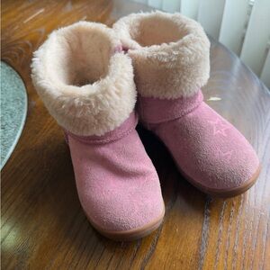 UGG Pink and Cream Toddler Boots